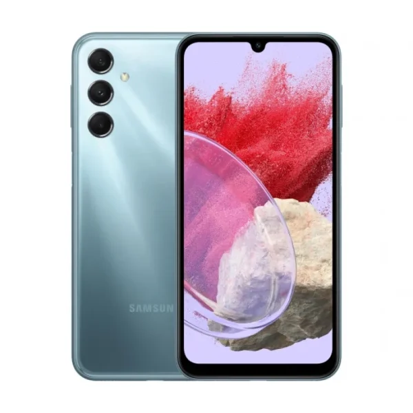 Смартфон Samsung Galaxy M34, Dual SIM, 128GB, 6GB RAM, 5G, Waterfall Blue