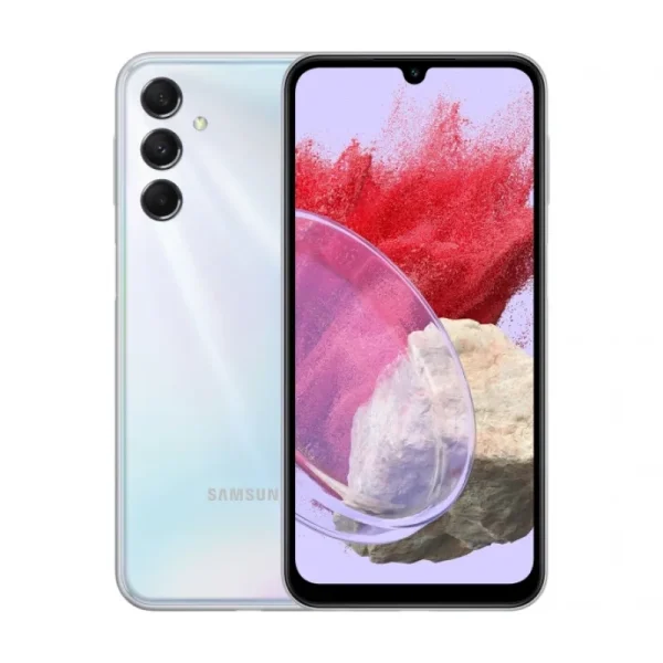 Смартфон Samsung Galaxy M34, Dual SIM, 128GB, 8GB RAM, 5G, Prism Silver
