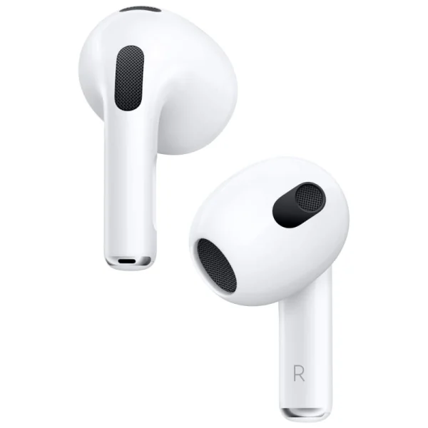Слушалки Bluetooth Apple AirPods 3rd generation, with Lightning Charging Case, White - Image 3