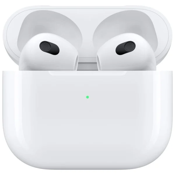 Слушалки Bluetooth Apple AirPods 3rd generation, with Lightning Charging Case, White