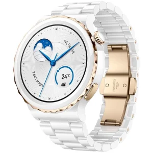 Смарт Часовник Smartwatch Huawei Watch GT 3 Pro, 46mm, Bluetooth, Ceramic case, White Ceramic