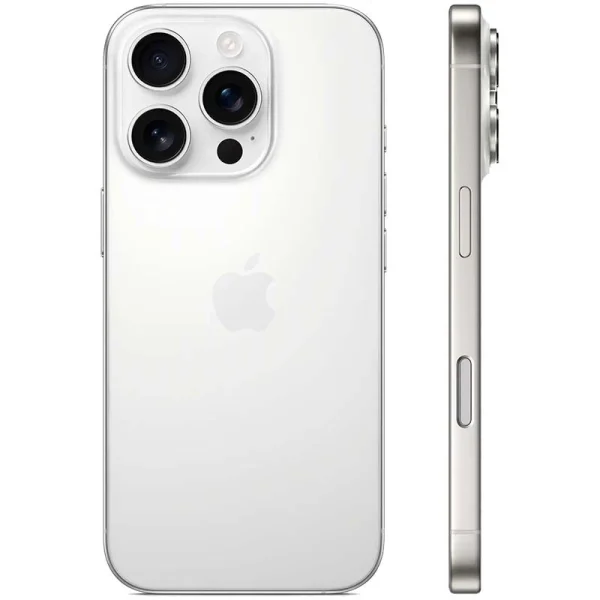 Смартфон Apple iPhone 16 Pro, 256GB, 8GB RAM, 5G, White Titanium - Image 2