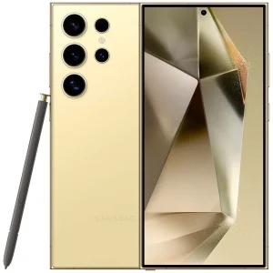 Смартфон Samsung Galaxy S24 Ultra, Dual SIM, 512GB, 12GB RAM, 5G, Titanium Yellow