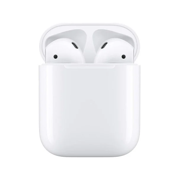 Слушалки Bluetooth Apple AirPods 2, with charging case, White - Image 2