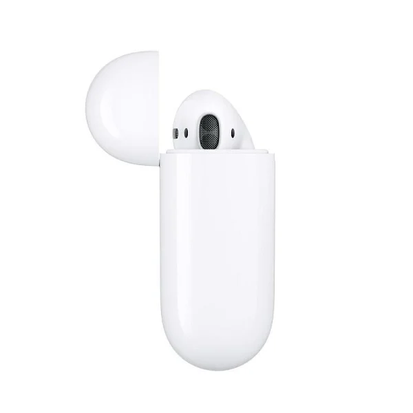 Слушалки Bluetooth Apple AirPods 2, with charging case, White - Image 3