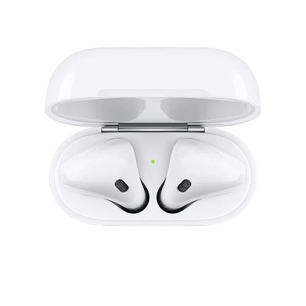 Слушалки Bluetooth Apple AirPods 2, with charging case, White - Image 4
