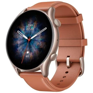 Смарт Часовник Smartwatch Amazfit GTR 3 Pro, Brown Leather
