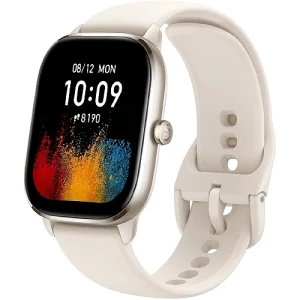 Смарт Часовник Smartwatch Amazfit GTS 4 Mini, Bluetooth, Moonlight White