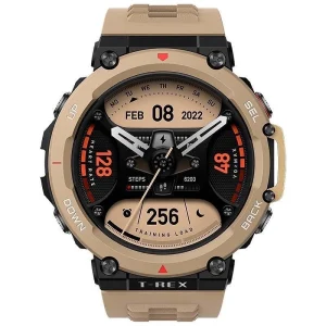 Смарт Часовник Smartwatch Amazfit T-Rex 2, Bluetooth, Desert Khaki