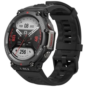 Смарт Часовник Smartwatch Amazfit T-Rex 2, Bluetooth, Ember Black
