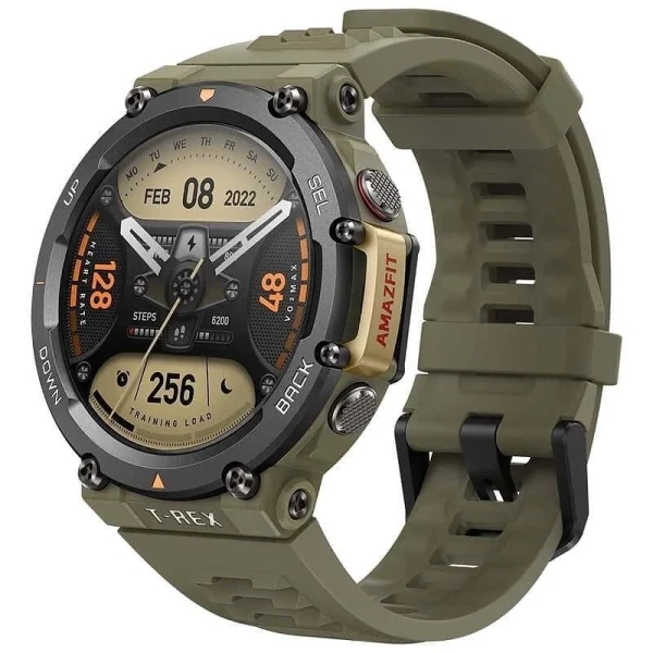 Смарт Часовник Smartwatch Amazfit T-Rex 2, Bluetooth, Wild Green