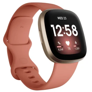 Смарт Часовник Smartwatch Fitbit Versa 3, GPS, Pink Clay/Soft Gold Aluminium