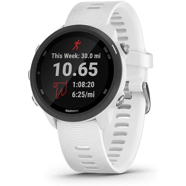Смарт Часовник Smartwatch Garmin Forerunner 245, music, White