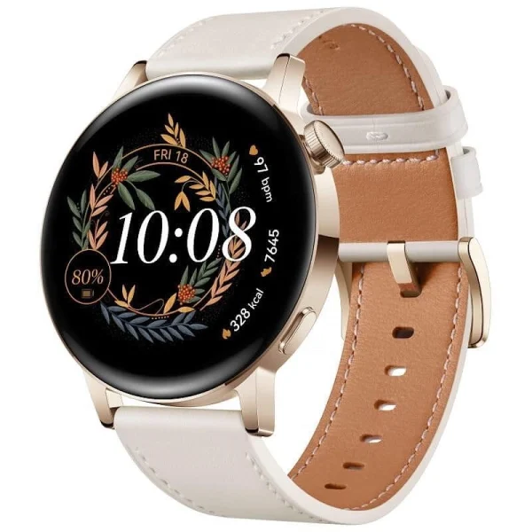 Смарт Часовник Smartwatch Huawei Watch GT 3 Elegant, 42mm, Bluetooth