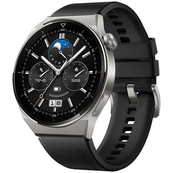 Смарт Часовник Smartwatch Huawei Watch GT 3 Pro, 43mm, Bluetooth, Titanium Black