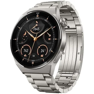 Смарт Часовник Smartwatch Huawei Watch GT 3 Pro, 43mm, Bluetooth, Titanium Elite