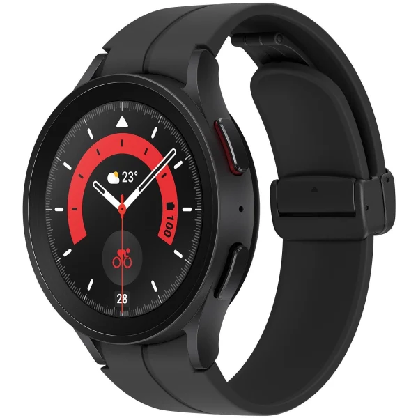 Смарт Часовник Smartwatch Samsung Galaxy Watch5 Pro (R920), 45mm, Bluetooth, Black Titanium