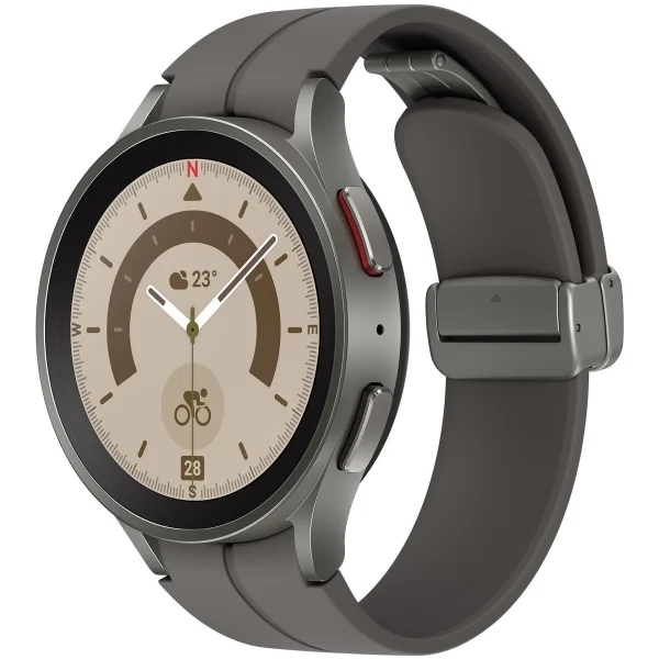 Смарт Часовник Smartwatch Samsung Galaxy Watch5 Pro (R920), 45mm, Bluetooth, Gray Titanium