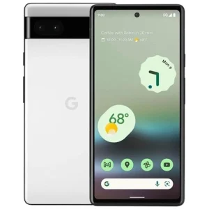 Смартфон Google Pixel 6A, 128GB, 6GB RAM, 5G, White Chalk