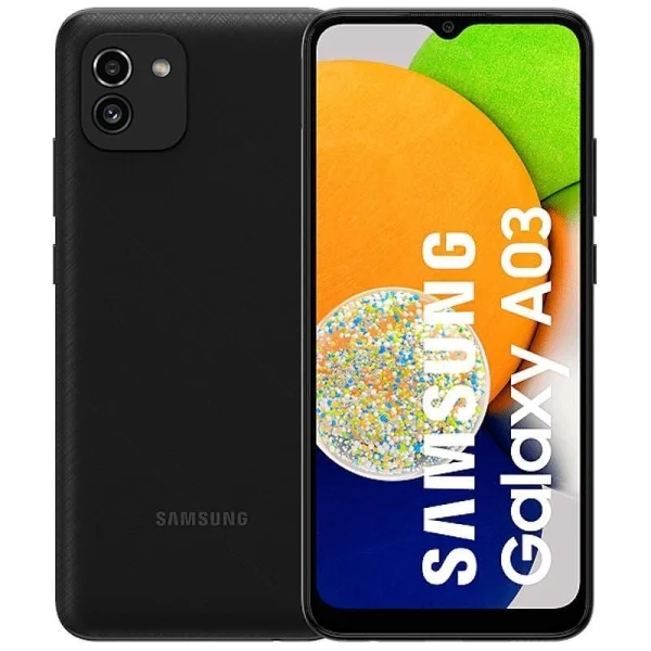Смартфон Samsung Galaxy A03, Dual SIM, 64GB, 4GB RAM, 4G, Black