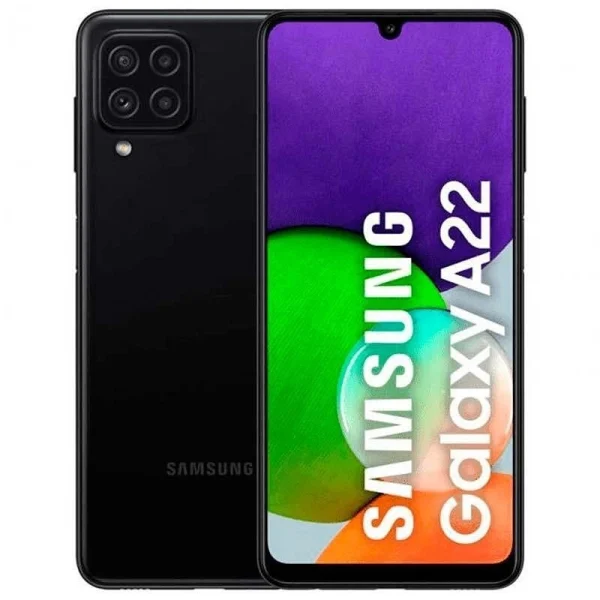 Смартфон Samsung Galaxy A22, Dual SIM, 128GB, 6GB RAM, 4G, Black