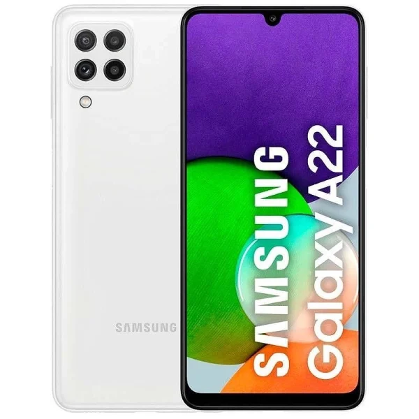 Смартфон Samsung Galaxy A22, Dual SIM, 64GB, 4GB RAM, 4G, White