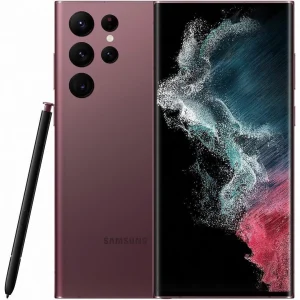 Смартфон Samsung Galaxy S22 Ultra, Dual SIM, 128GB, 8GB RAM, 5G, Burgundy