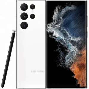 Смартфон Samsung Galaxy S22 Ultra, Dual SIM, 128GB, 8GB RAM, 5G, Phantom White