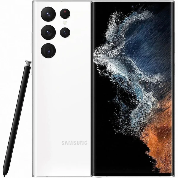 Смартфон Samsung Galaxy S22 Ultra, Dual SIM, 128GB, 8GB RAM, 5G, Phantom White