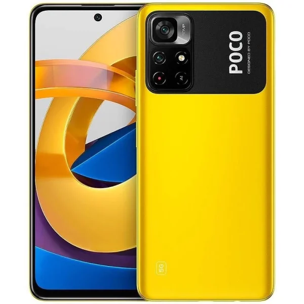 Смартфон Xiaomi Poco M4 Pro, Dual SIM, 128GB, 6GB RAM, 5G, Poco Yellow