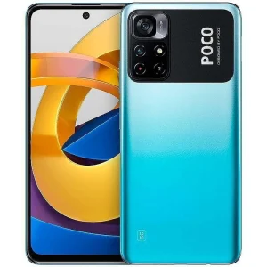 Смартфон Xiaomi Poco M4 Pro, Dual SIM, 128GB, 6GB RAM, 4G, Cool Blue
