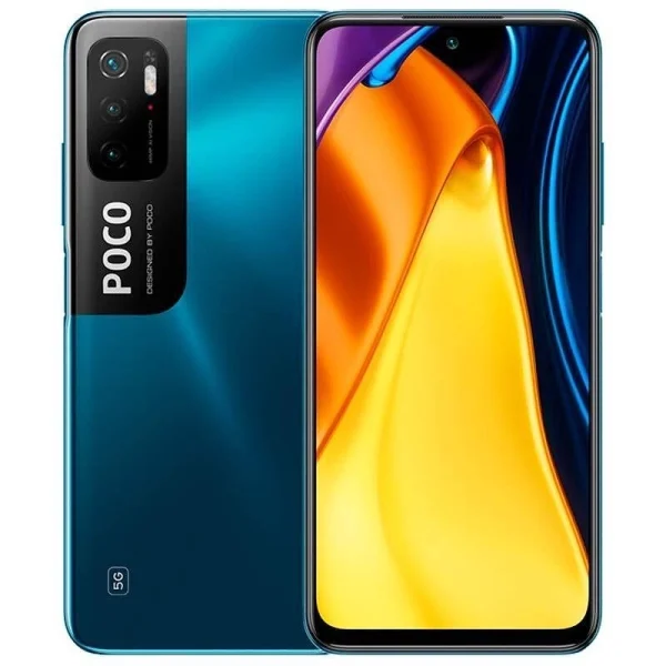 Смартфон Xiaomi Poco M3 Pro, Dual SIM, 64GB, 4GB RAM, 5G, Cool Blue