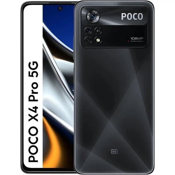 Смартфон Xiaomi Poco X4 Pro, Dual SIM, 128GB, 6GB RAM, 5G, Laser Black