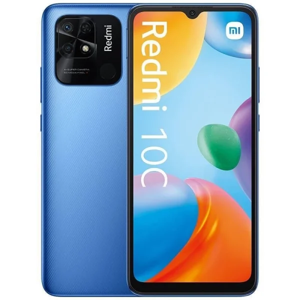 Смартфон Xiaomi Redmi 10C, Dual SIM, 64GB, 4GB RAM, 4G, Ocean Blue