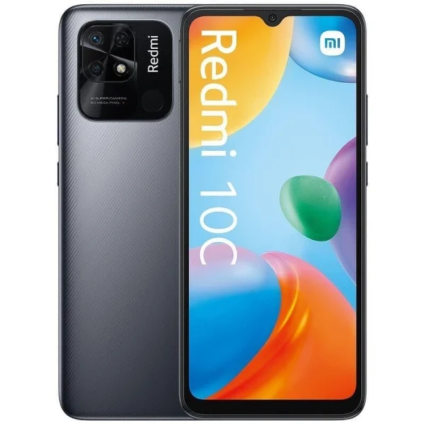 Смартфон Xiaomi Redmi 10C, Dual SIM, 128GB, 4GB RAM, 4G, Graphite Gray