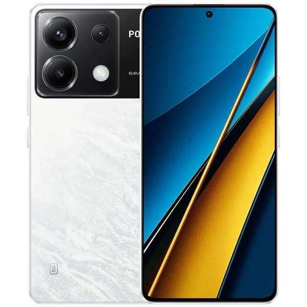 Смартфон Xiaomi Poco X6, Dual SIM, 256GB, 12GB RAM, 5G, White