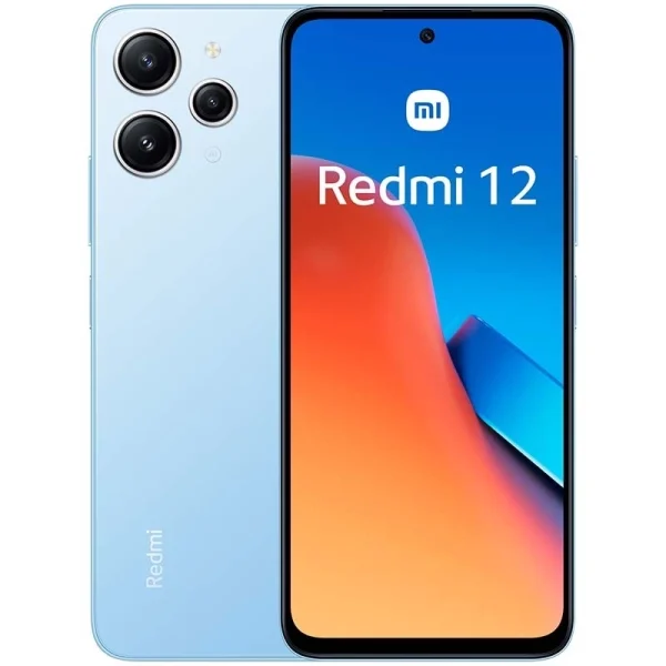 Смартфон Xiaomi Redmi 12, Dual SIM, 256GB, 8GB RAM, 4G, Sky Blue
