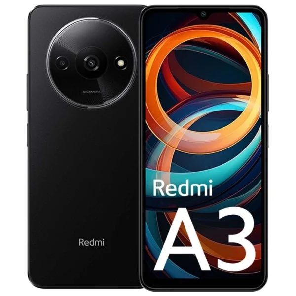 Смартфон Xiaomi Redmi A3, Dual SIM, 128GB, 4GB RAM, 4G, Midnight Black