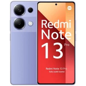 Смартфон Xiaomi Redmi Note 13 Pro, Dual SIM, 256GB, 8GB RAM, 4G, Lavender Purple