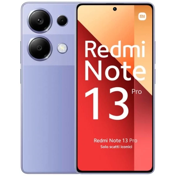 Смартфон Xiaomi Redmi Note 13 Pro, Dual SIM, 256GB, 8GB RAM, 4G, Lavender Purple