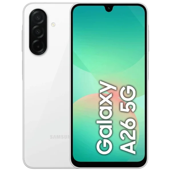 Смартфон Samsung Galaxy A26 A266, Dual Sim, 128GB, 6GB RAM, 5G, White