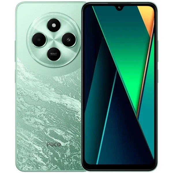 Смартфон Xiaomi Poco C75, Dual Sim, 128GB, 6GB RAM, 4G, Green
