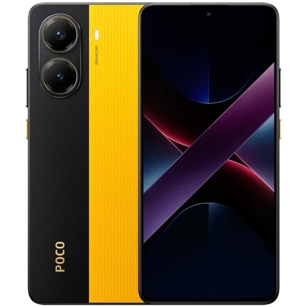 Смартфон Xiaomi Poco X7 Pro, Dual Sim, 256GB, 12GB RAM, 5G, Yellow