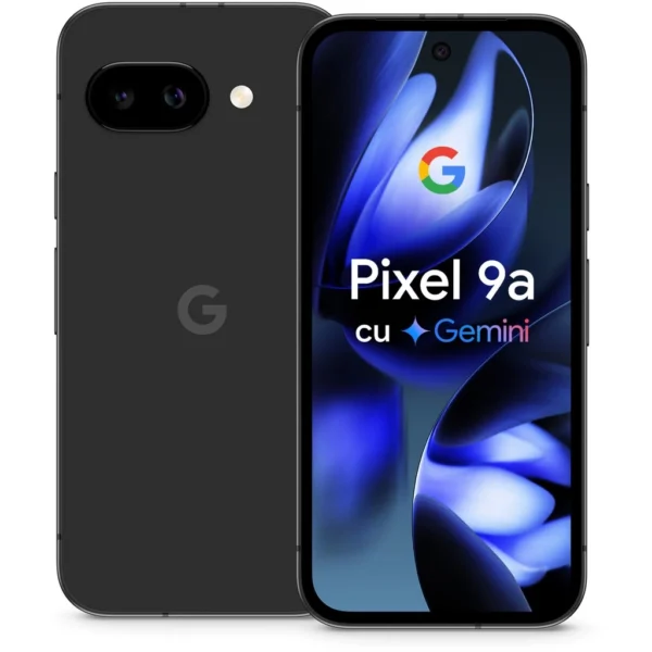 Смартфон Google Pixel 9a, Dual Sim, 128GB, 8GB RAM, 5G, Obsidian