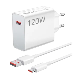 Xiaomi - Оригинално зарядно - 120W Charging Combo (Type A) + USB-C Cable